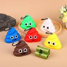 Load image into Gallery viewer, 1PC Creative Pet Supplies Dog Potty Pickup Cartoon Poop-shaped Portable Garbage Shell Compact For Cats And Dogs