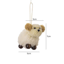 Load image into Gallery viewer, Felt Dog Christmas Ornaments Set Cute Holiday Tree Pendants Handmade Xmas Decorations for Pet Lovers Festive Gift Ideas