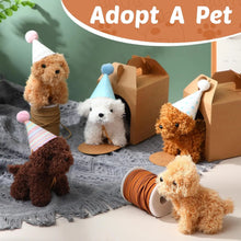 Load image into Gallery viewer, 12-80Set Mini Plush Puppy Stuffed Dogs with Keychain, Adopt A Pet Dog Party Favors Goodie Bags, Animals Bulk Gift Toys