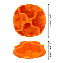 Load image into Gallery viewer, Dogs Slow Feeding Mat Slow Food Pad With Suction Cup Dog Crate Lick Pads Slow Feeder Lick Pad Crate Training Toy for Medium Dog