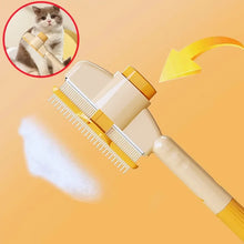 Load image into Gallery viewer, Dog Cat Grooming Brush - One-Click Hair Remover, Deshedding Massage Comb for Pets, Reusable Pet Hair Brush Self-Cleaning