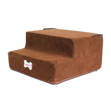 Load image into Gallery viewer, Small Dog Stairs Pet 3 Steps Stairs 30cm Height for Small Dog Cat Ramp Ladder Antislip Removable Dogs Bed Stairs Pet Supplies