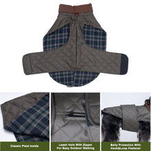 Load image into Gallery viewer, Waterproof Dog Clothes for Dogs Jacket Puppy Pets Clothings Small Large French Bulldog Outfits Winter Plaids Chihuahua Vest