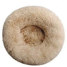 Load image into Gallery viewer, 40-90cm Round Pet Bed for Large Dog Bed Super Soft Cat Bed Long Plush Dog House for Medium Dog House Winter Warm Sleeping