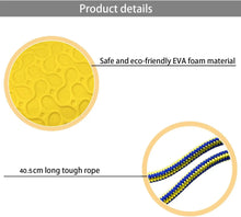 Load image into Gallery viewer, Dog Rope Bones Dog Ball on a Rope Dog Toy, Floating Foam Dog Bones with Rope, Tug Ball Toy for Small Medium Large Dogs