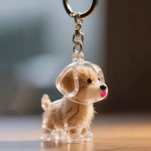 Load image into Gallery viewer, Dogs Hair Storage Pendant Cute Keychain Bag Pendant Couple Car Key Chains Jewelry Souvenir Collection Gift Decor Dog Accessories
