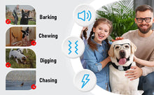 Load image into Gallery viewer, Dog Shock Collar with Remote, Dog Training Electric Collar, Waterproof Rechargeable,Dog Shock Collar with LED Light, Beep, Vibra
