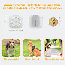 Load image into Gallery viewer, Mini 4G GPS Tracker for Dogs Cats with Health Monitor GPS Dog Fence Waterproof Works with Any Collar Android iOS Universal