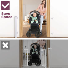 Load image into Gallery viewer, Retractable Dog Gate for Doorways Stairs Hallways Indoor Outdoor Pet Fence
