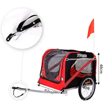 Load image into Gallery viewer, Outdoor Dog Carriers Small Trailer Portable Folding Storage Small Medium Dogs Travel Bicycle Trailer Dog Supplies Pet Products