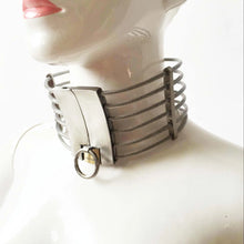 Load image into Gallery viewer, Stainless Steel Collar Lockable Dog Slave Neck Collar Metal Choker Headgear Restraint BDSM Cosplay Adult Toys Sex Toy for Man