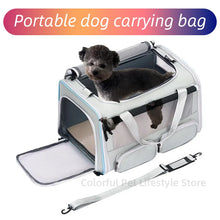 Load image into Gallery viewer, Dog Carrier Bag Breathable Cat Bags Portable Mesh Carrier Bags for Small Dogs Foldable Cats Handbag Travel Pet Bag Transport Bag