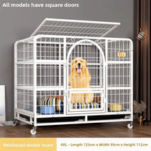 Load image into Gallery viewer, Indoor Dog Cage Large Medium Dog House with Toilet Golden Retriever Samoyed Border Collie Labr Retriever Pet Cage Fence