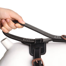 Load image into Gallery viewer, Genuine Leather Dog Harness Durable Large Dogs Harnesses Riveted Pet Training Vest With Metal Accessories For Medium Large Dogs