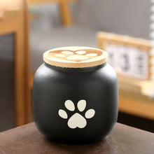 Load image into Gallery viewer, Ceramic Pet Ashes Storage Box Cute Memorials Funeral Urn for Pets Moisture Proof with Lid Memento Burial Holder For Pet Ashes