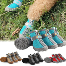 Load image into Gallery viewer, Dog Shoes Non-Slip Soles Thick Plush Protection Paw Pet Shoes Warm For Dog Non-Slip Dog Shoes Breathable Climbing Pets Booties