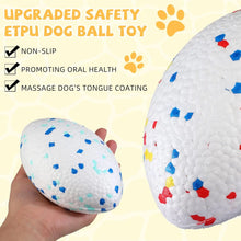 Load image into Gallery viewer, Dog Ball for Aggressive Chewers Tough Large Indestructible Dog Footballs Outdoor Floating Fetch Game Pets Toys