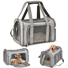 Load image into Gallery viewer, Dog Carrier Bag Soft Side Backpack Cat Pet Carriers Dog Travel Bags Airline Approved Transport For Small Dogs Cats Outgoing