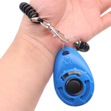 Load image into Gallery viewer, Dog Training Clicker Pet Cat Dog Click Trainer Various Style Aid Adjustable WristStrap Sound Key Chain Dog Repeller Pet Product