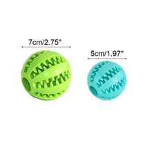 Load image into Gallery viewer, Dog Toy Ball Interactive Rubber Balls Puppy Chewing Toys Pet Tooth Cleaning Ball Cats Pets Food Treat Feeder Silicone Balls Toy