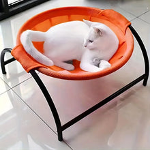 Load image into Gallery viewer, Cat Bed Stable Structure Detachable Excellent Breathability Easy Assembly Indoors Outdoors Free-Standing Sleeping Pet Hammock