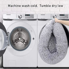 Load image into Gallery viewer, 40-110cm Round Pet Bed for Large Dog Bed Super Soft Cat Bed Long Plush Dog House for Medium Dog House Winter Warm Sleeping