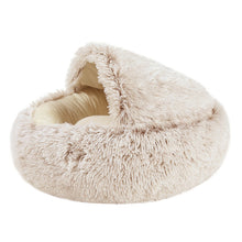 Load image into Gallery viewer, Cat Bed for Deep Sleep Plush and Warm Cat Cave Comfortable and Supportive Easy to Clean Non-slip Bottom Suitable for Small