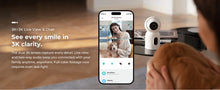 Load image into Gallery viewer, IMILAB New Indoor Camera C30 Dual 3K Lens WiFi 6 5G 360° PTZ Local AI Detection for Baby/Pet/Noise Night Vision Human Tracking