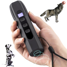 Load image into Gallery viewer, Upgrade Dog Repeller Anti-Bark Device for Dog Training & Behavior Aid LED Flashlight Handheld for Indoor Outdoor Repel Animals
