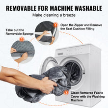 Load image into Gallery viewer, SucceBuy Dog Car Seat Dog Booster Seat for Car with A Storage Pocket Sponge Filling Car Bed for Medium Large Dog up to 55 lbs