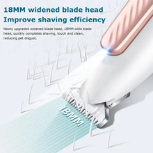 Load image into Gallery viewer, Portable Dog Paw Trimmer with Led Light Rechargeable Cordless Nail Grinder Shaver for Cats dogs Other Pets Nail Grooming Tools