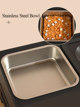 Load image into Gallery viewer, Dog Feeding Station, Adjustable Heights Bowl Stand Feeder Slow Fedding Bowls, Food Water Bowls for Medium Small Cats Dog