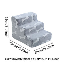 Load image into Gallery viewer, Ladder Dogs Pets Bone Shape Puppys Stairs Beside The Sofa Bed Ramp for Dogs Protecting Pets Joint Safety Stairs for Elderly Dogs