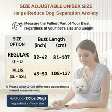 Load image into Gallery viewer, Dog Carrier Bag Cloth Dog Carrying Bag Chest Bags Outdoor Breathable Comfortable Cat Dog Travel Bag Portable Foldable Bags