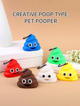 Load image into Gallery viewer, 1PC Creative Pet Supplies Dog Potty Pickup Cartoon Poop-shaped Portable Garbage Shell Compact For Cats And Dogs