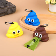 Load image into Gallery viewer, 1PC Creative Pet Supplies Dog Potty Pickup Cartoon Poop-shaped Portable Garbage Shell Compact For Cats And Dogs