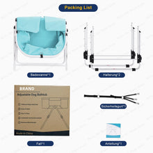 Load image into Gallery viewer, Household Foldable Dog and Cat Bath Basin Adjustable Height Pet Bath Tub Available Indoors and Outdoors Portable Dog Bath