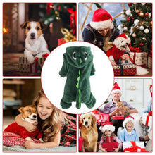 Load image into Gallery viewer, Dinosaur Cat And Dog Hoodies Pet Clothes Funny Costume for Christmas Soft and Warm Pet Clothes Funny Costume for Dog Cat