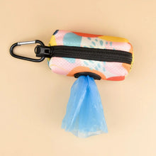 Load image into Gallery viewer, Abstract Designer Print Cute Design Pet Poop Bag Holder Dispenser Without Poop Bag And Leashes Can Attached With Any Dog Leashes