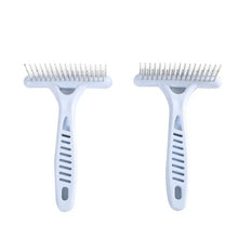 Load image into Gallery viewer, Grooming Tools for Dog: Rake Comb to Remove Short and Long Hair Fur Shedding, White Pet Dog Supplies