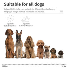 Load image into Gallery viewer, Dog Training Collar Anti-barking Collar Automatic Anti Bark Dog Collar USB Rechargeable Dog Trainer Electric Shock Beep