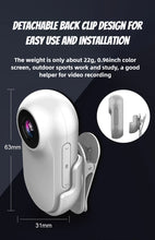 Load image into Gallery viewer, Pet recorder thumb pet camera high definition cat and dog viewing angle camera collar pet camera dog accessories