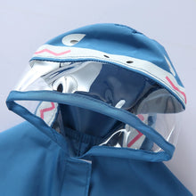 Load image into Gallery viewer, Pet Raincoat Cartoon Pattern Reflective Hoodie Dog Outdoor Waterproof Jacket Coat Harness Puppy Sports Walking Onesie Clothes