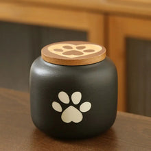Load image into Gallery viewer, Ceramic Pet Ashes Storage Box Cute Memorials Funeral Urn for Pets Moisture Proof with Lid Memento Burial Holder For Pet Ashes