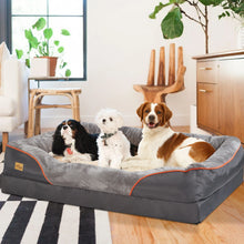 Load image into Gallery viewer, Large Dog Bed Soft Comfortable Anti Allergy Warm Fleece Removable Washable Cover Pet Bed Waterproof