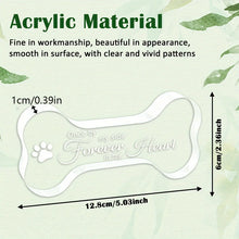 Load image into Gallery viewer, 1pc pet memorial gifts, dog memorial plaques, pet memorial mementos, sympathy plaque gifts for those who have lost a pet dog