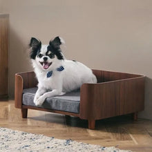 Load image into Gallery viewer, Cat Dog Bed Wooden Kennel Indoor Pet Furniture Floor Modern Simplicity Ceiling Bed Comfortable Durable Furniture Accessories