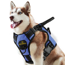 Load image into Gallery viewer, MASBRILL Dog Harness No Pull Nylon Adjustable Reflective Dog Vest Harness 2 Metal Leash Hooks Easy Control Handle Walking