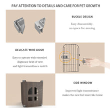 Load image into Gallery viewer, Indoor Modern Wooden Dogs House Pet Cage With Door For Sale