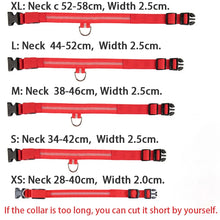 Load image into Gallery viewer, Dog Collar LED Light Electronic Night Safety Anti-Lost Nylon Adjustable Luminous Glowing Collar For Dogs Cats Pet Products Xs-XL